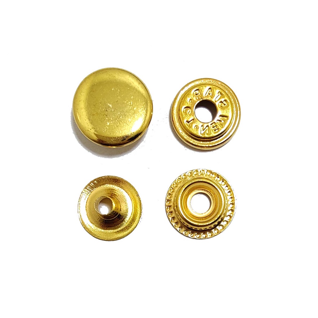 KANCING KNOP JAKET RING SNAP UKURAN 15 MM / 12 SET