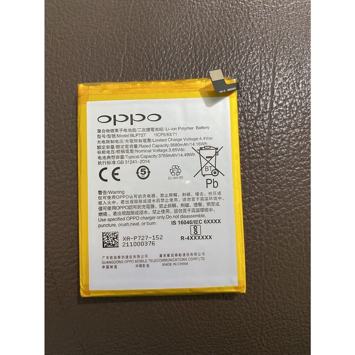 Battery Batre Baterai Oppo A9 2020 BLP727