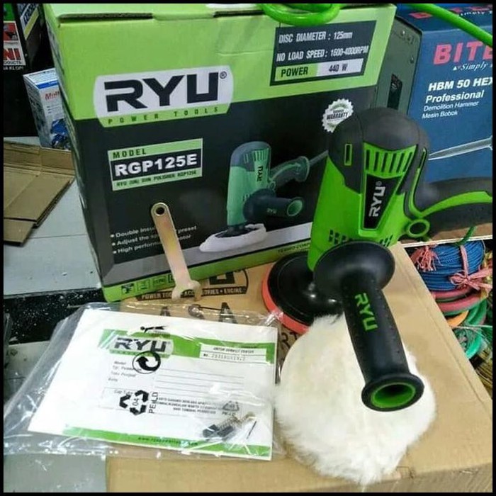 Mesin Poles Ryu RGP125E/ Polisher RYU RGP 125E