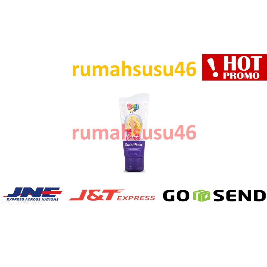 BnB B&B Kids Barbie Facial Foam with Squalane / Sabun Cuci Muka 60gr