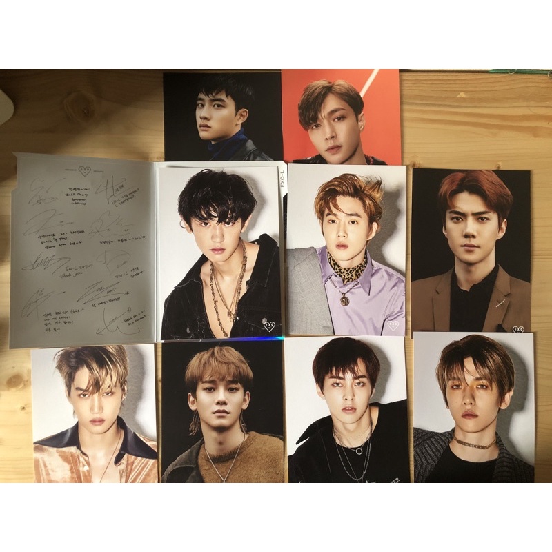 EXO A4 poster Ace kit Set