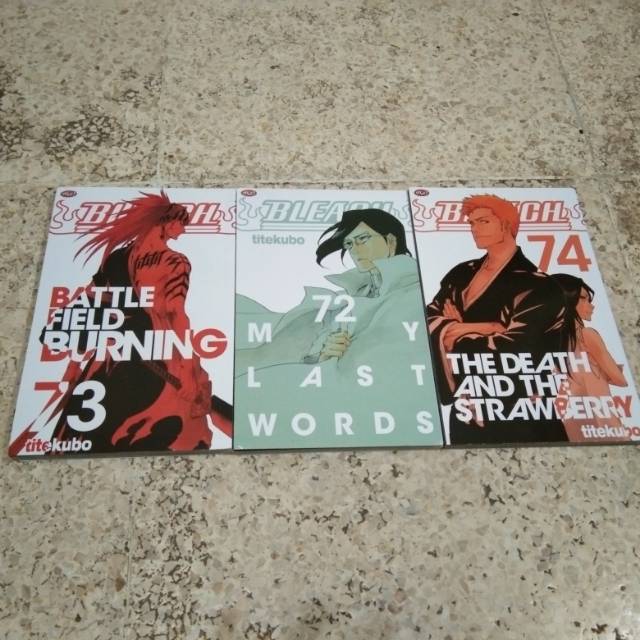 komik bleach cabutan 72,73,74  tite kubo manga