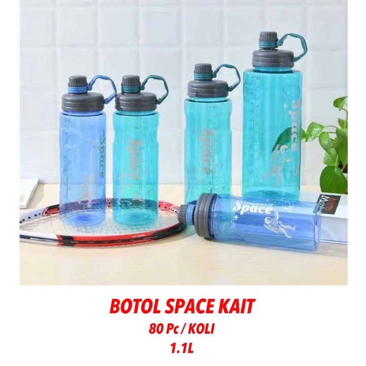 [600gr] T537 | BOTOL MINUM SPACE KAIT 1100ml | BOTOL MINUM IMPORT