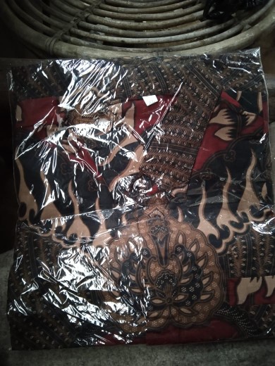 Baju Batik Pria Slimfit Big Size M L Xl Xxl Atasan Kemeja Batik Lengan Panjang Original