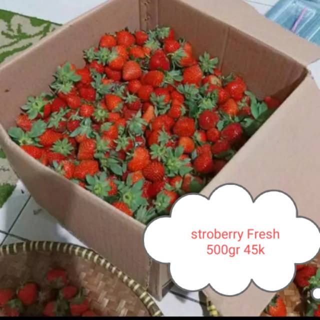 

Stroberry Fresh500gr dr Bandung