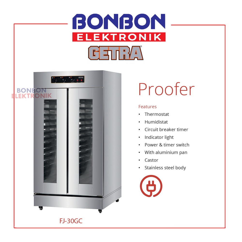 Jual GETRA Electric Proofer FJ-30GC / Mesin Pengembang Adonan Roti ...