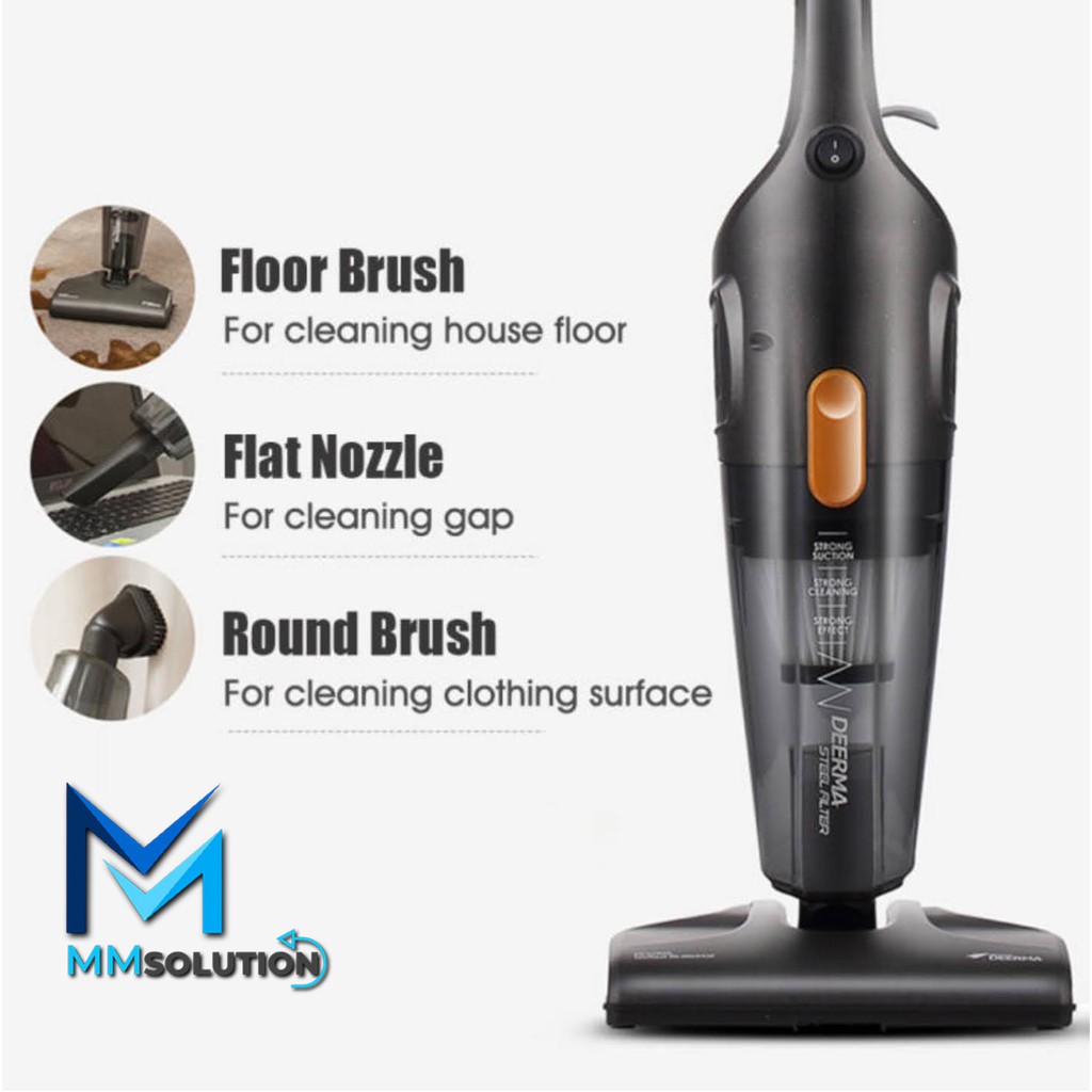 Deerma DX115C / DX118C Portable Handheld Vacuum Cleaner Household Silent Strong / Vacum Cleaner / Penyedot Debu