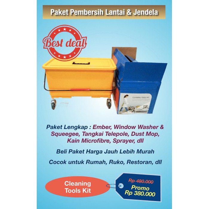 PROMO Paket Alat Pembersih 1 Set ( Cleaning Tools Kit )