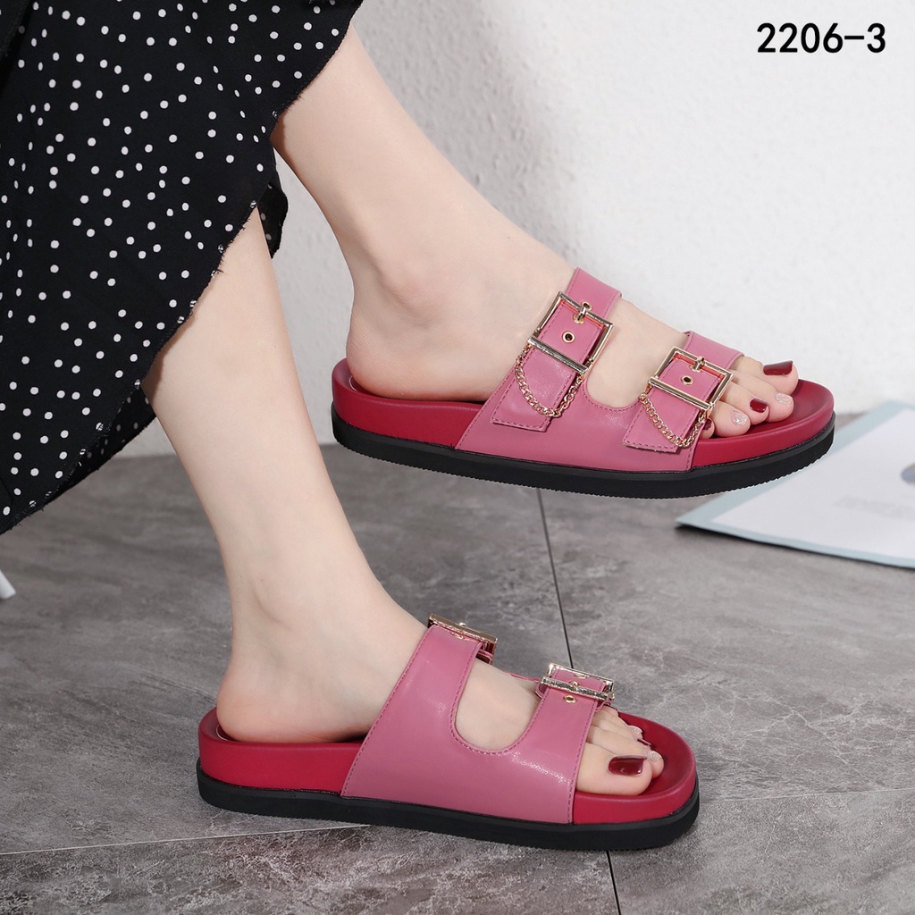 CK Buckled Slide Sandals 2206-3