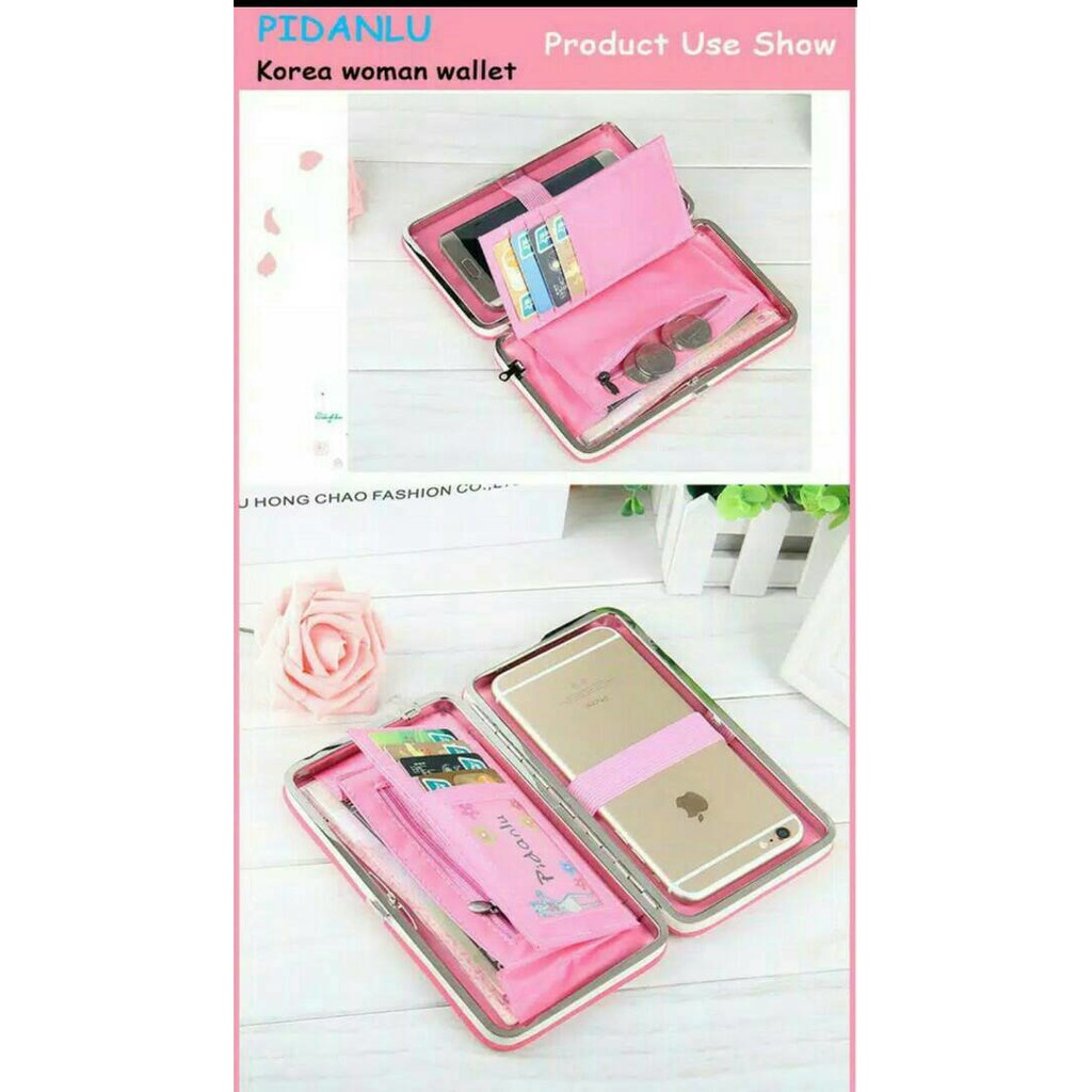 Dompet wanita import/korea style/clutch/dompet cantik