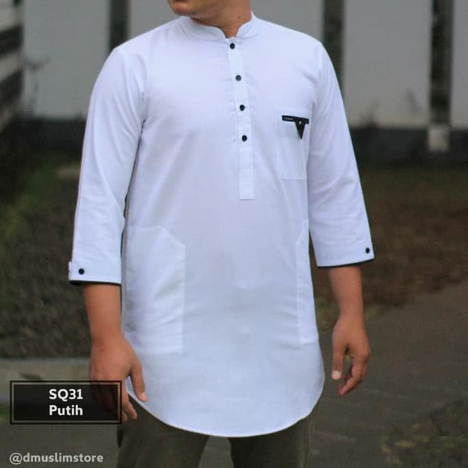 Kurta Denim / Kurta Oxford - Putih, M