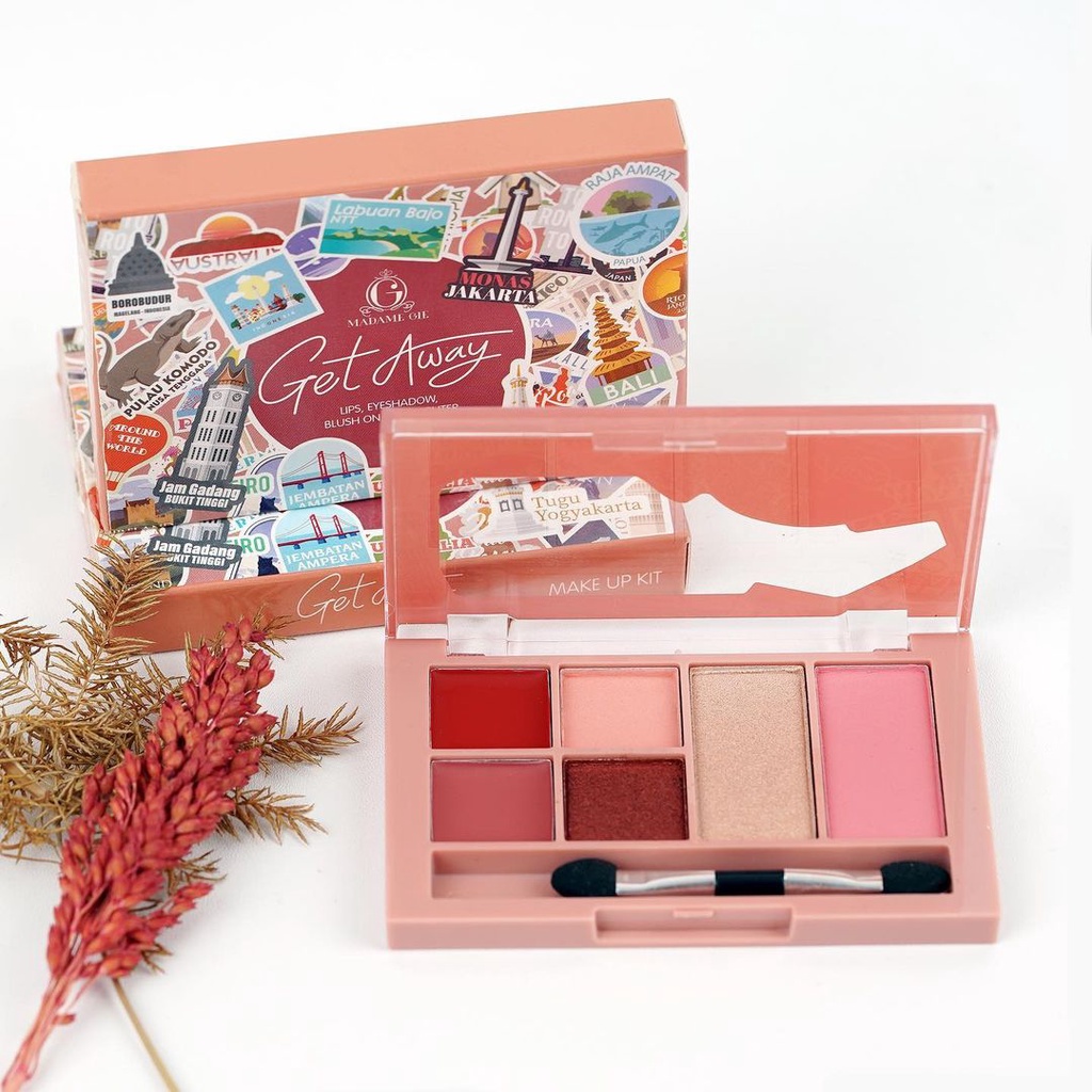 Madame Gie Getaway Make Up Kit - MakeUp Face Pallete