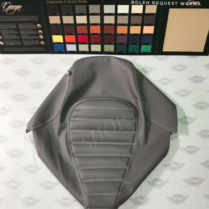 Sarung Kulit Jok Motor Variasi Caferacer Nmax Adv Lexi Pcx Aerox Vario Original