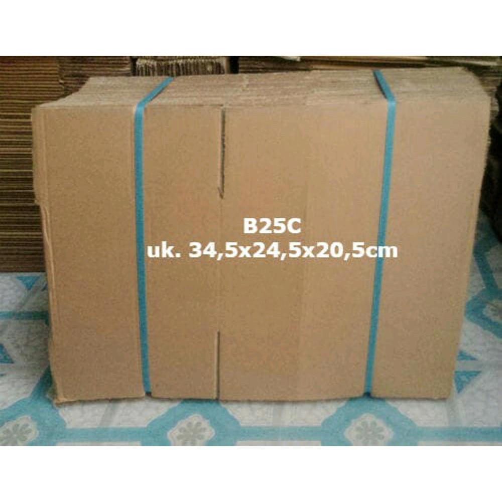 

Unik kardus 34 5x24 5x20 5 karton box polos isi 25 pcs Limited