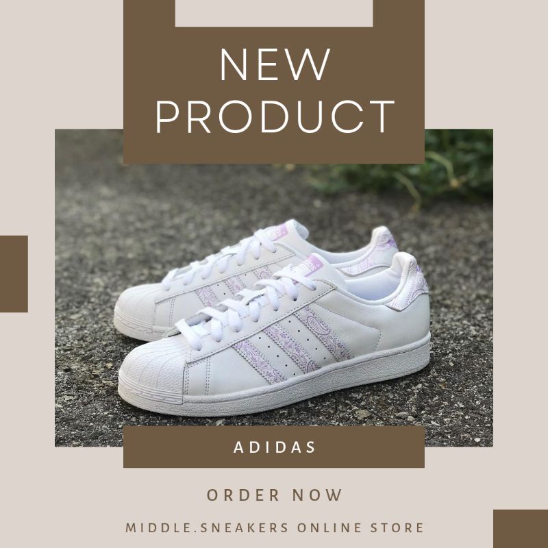 Adidas Superstar - White/Paisley