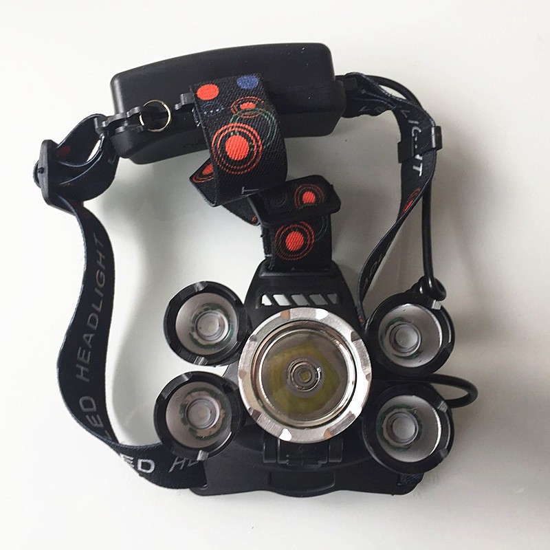 Senter Kepala Headlamp Headlight Flashlight Torch 3 XML-T6 LED Head Lights