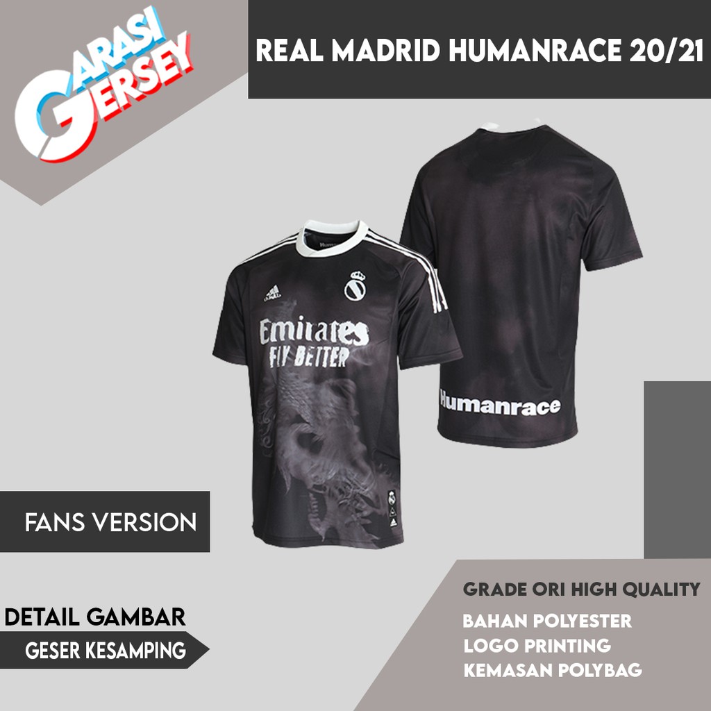 Jersey Bola Madrid Humanrace 2020 2021