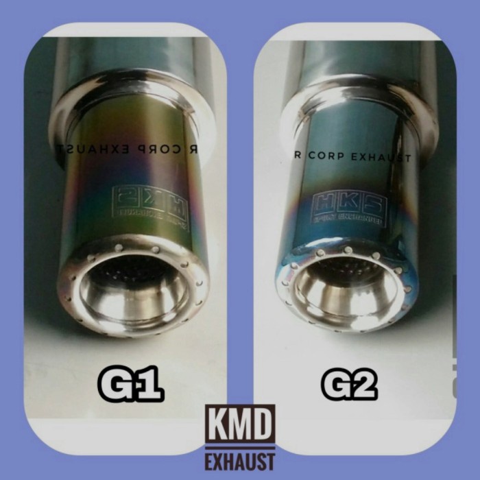 Muffler Knalpot Mobil Racing Sirion Terios Serena -Hks Gronel Mini 4"