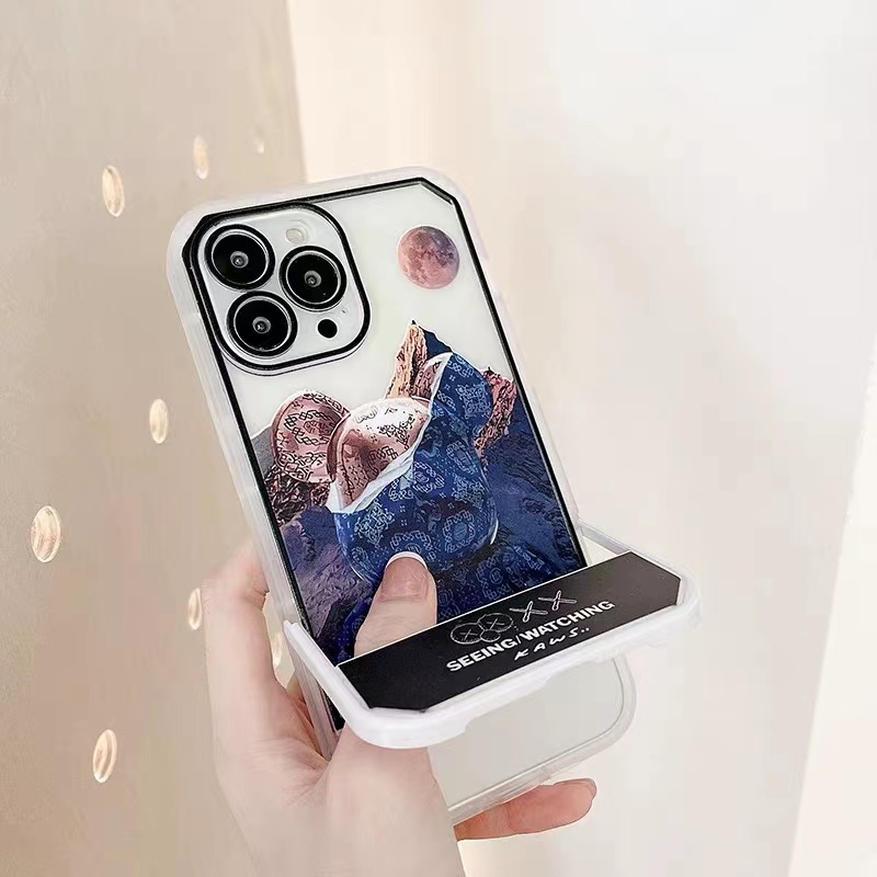 Soft Case Bahan Silikon TPU Motif Beruang Untuk IPhone 13 12 11 Pro Max XS XR X 8 7 6S Plus SE 2020