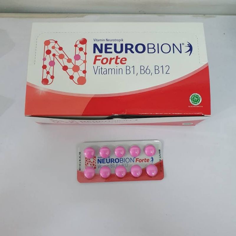 Neurobion Forte / Neurobion Merah 1 strip @10 tablet