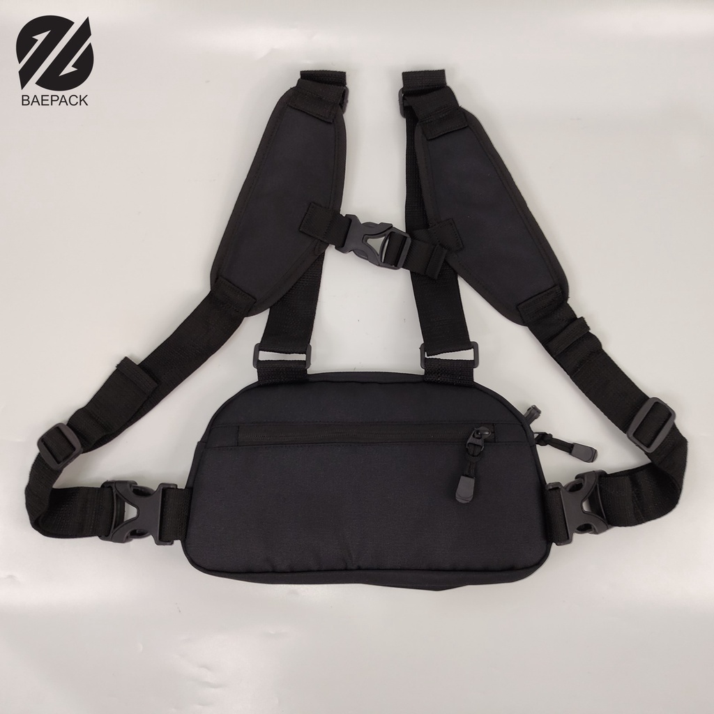 Tas Dada / Chest Bag dengan Lubang Headset Louis Baepack / Tas Untuk Pengendara Motor / Tas cowok pria premium / Original