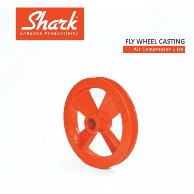 Fly Wheel Casting Kompresor 1-2 HP SHARK