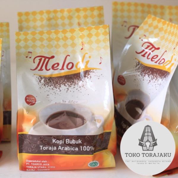 

Kopi Arabica Halal Toraja 100% Cap Melodi Nikmat dan Murah