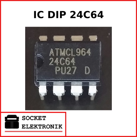 IC 24C64 EEPROM 64KBit 8KByte 8 kaki