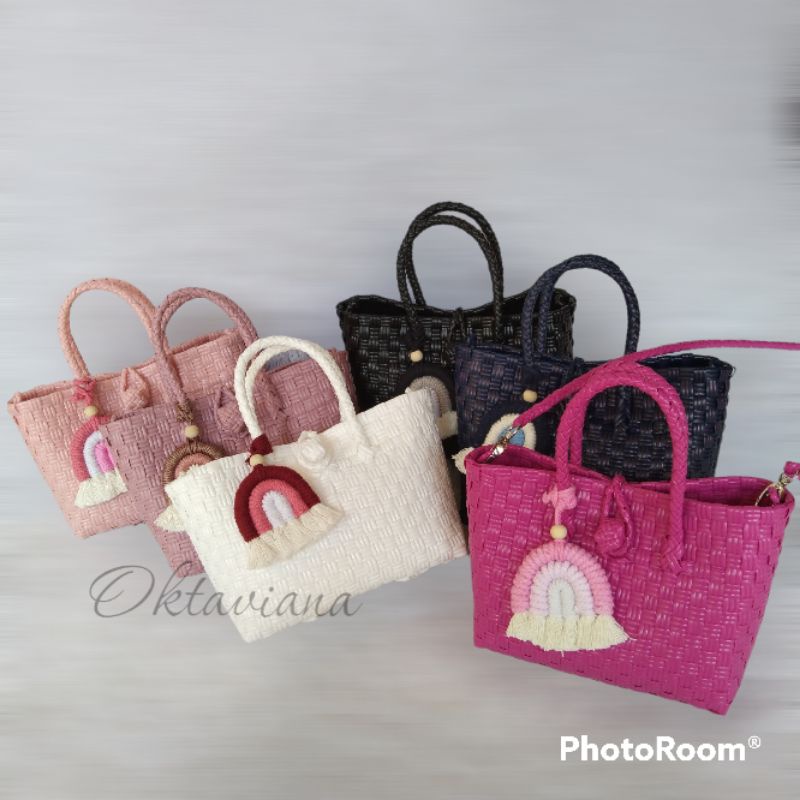 Mini Bag 2in1 / Tas Jali mini (FREE GANTUNGAN)