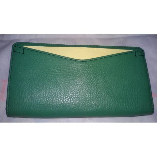 Dompet Fossil Caroline RFID Bifold Spring Green