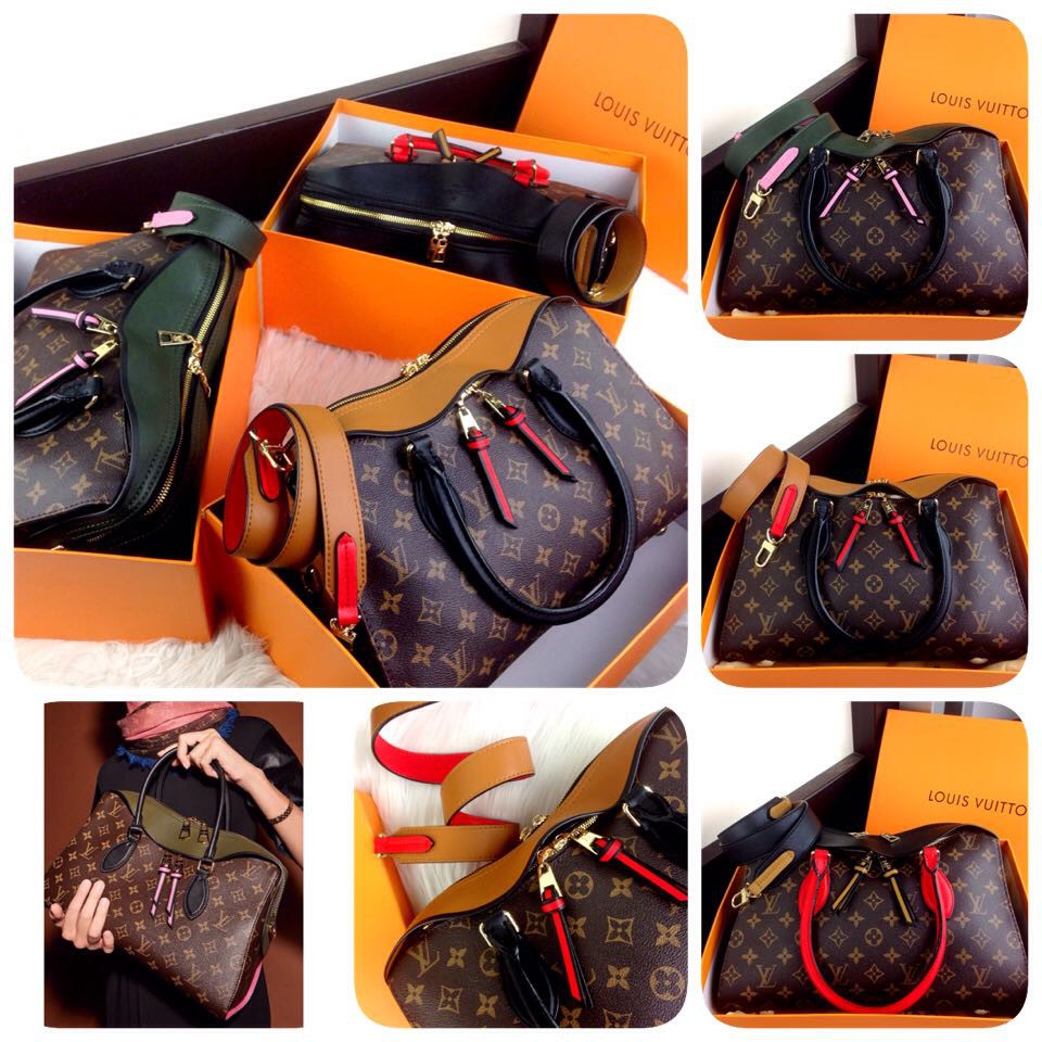 New Arrival louis Vuitton Tuileries Monogram Leather Bag #LV41455