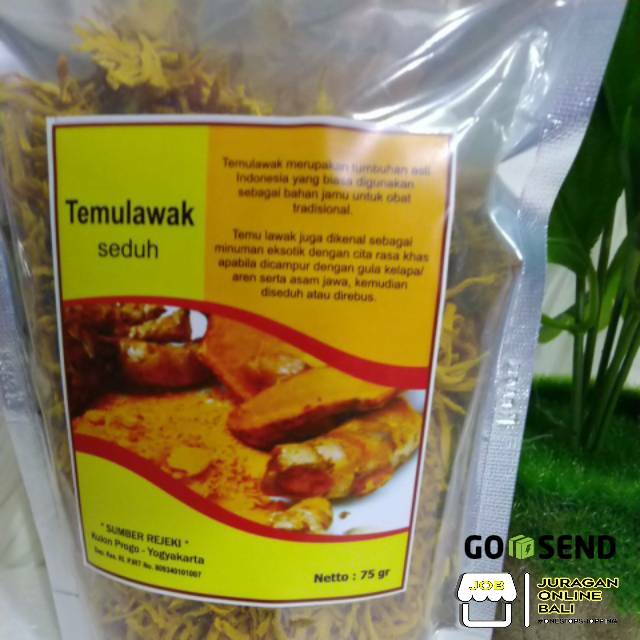 Temulawak Original Instan / Temulawak Seduh dan Siap Saji Kemasan 75 gram / Curcuma Zanthorrhiza