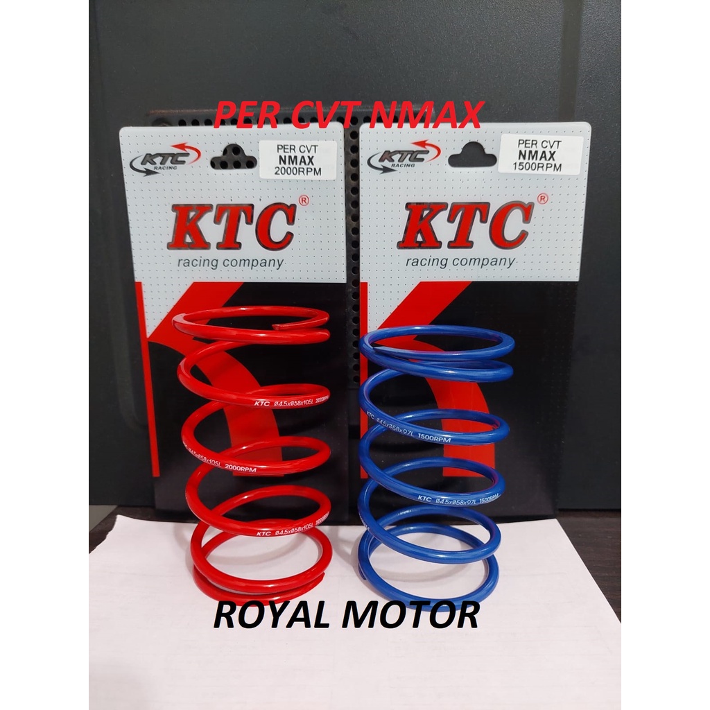 percvt ktc nmax,aerox,pcx,vario beat mio dll percvt racing 1000rpm/1500rpm/2000rpm