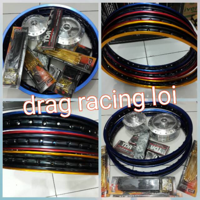 Velg jari jari tromol. Yamaha vixion ol. Vixion new. Velg merek tdr tuton produk thailand