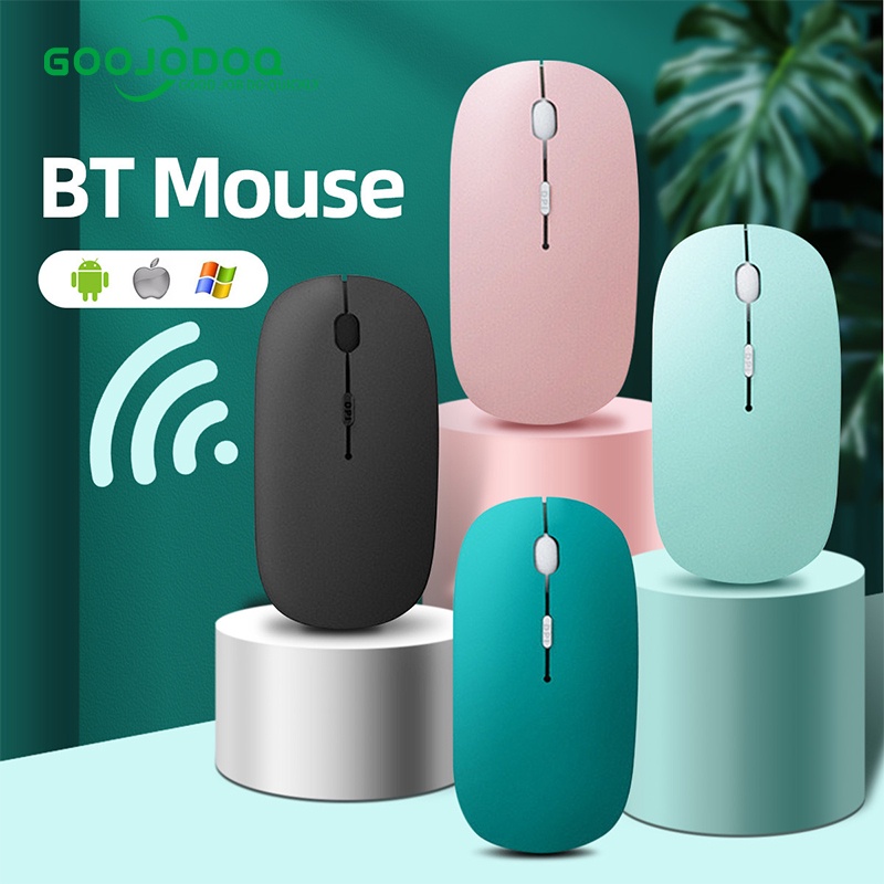 goojodoq Bluetooth Mouse For iPad Samsung Huawei Lenovo Android Windows Tablet Battery Wireless Mouse For Notebook Computer