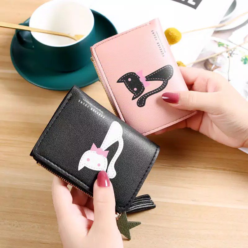 Dompet Lipat Wanita Korean Fashion Trendy Fashion Wallet Mallshop