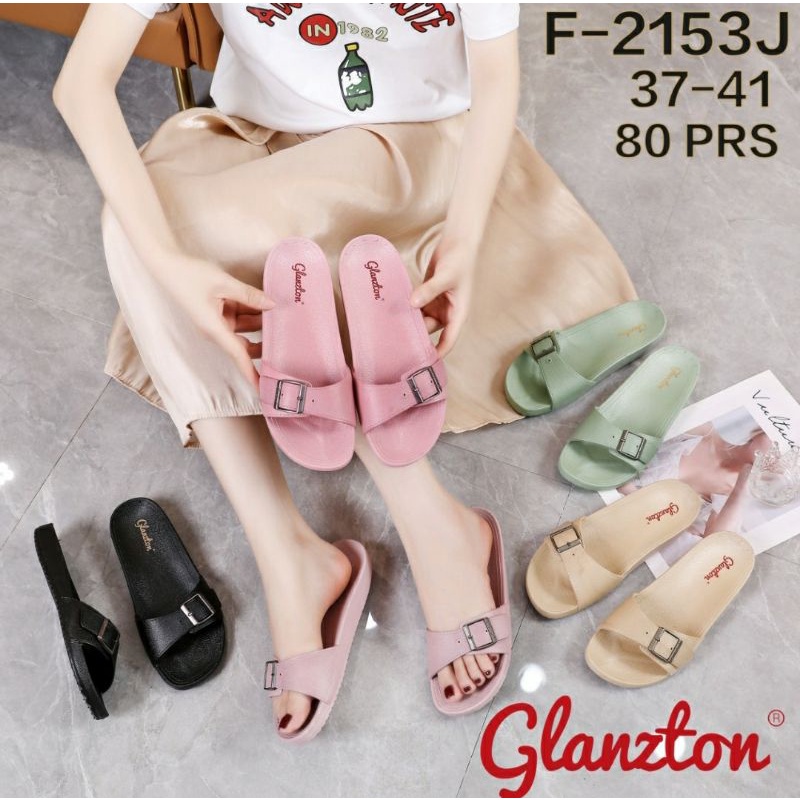 Sun-LYDIA Sandal Wanita Satu Ban Full Color Glanzton F-2153J