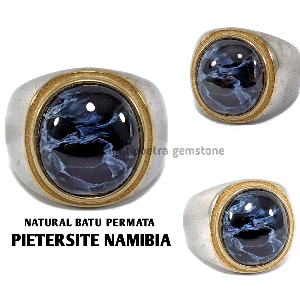 Natural Batu Permata Pietersite Namibia PN01