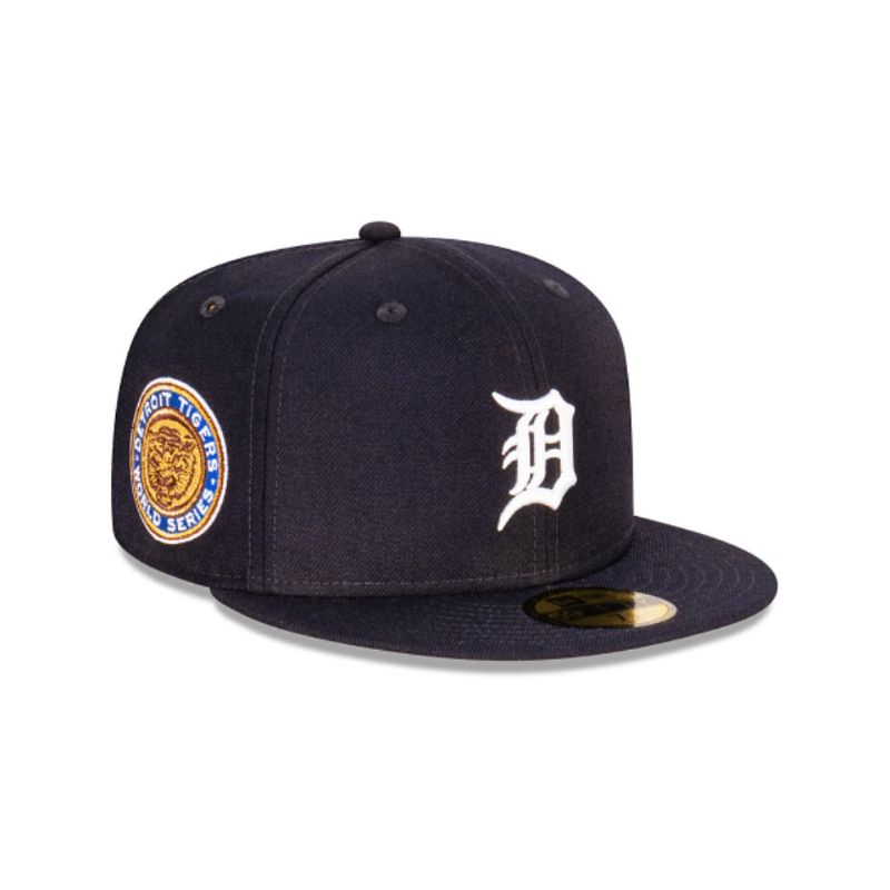 Topi New Era Cap Detroit Tigers Cooperstown World Series 59Fifty Fiited Hat Original