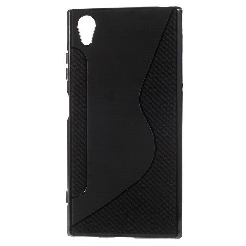 TPU S-Type Carbon Soft Case Sony Xperia XA1 Plus - XA1 Plus Dual