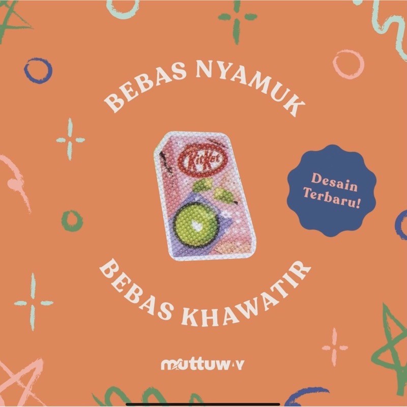 Muttuway Stiker Nyamuk - Muttu Mosquito Repellent Patches