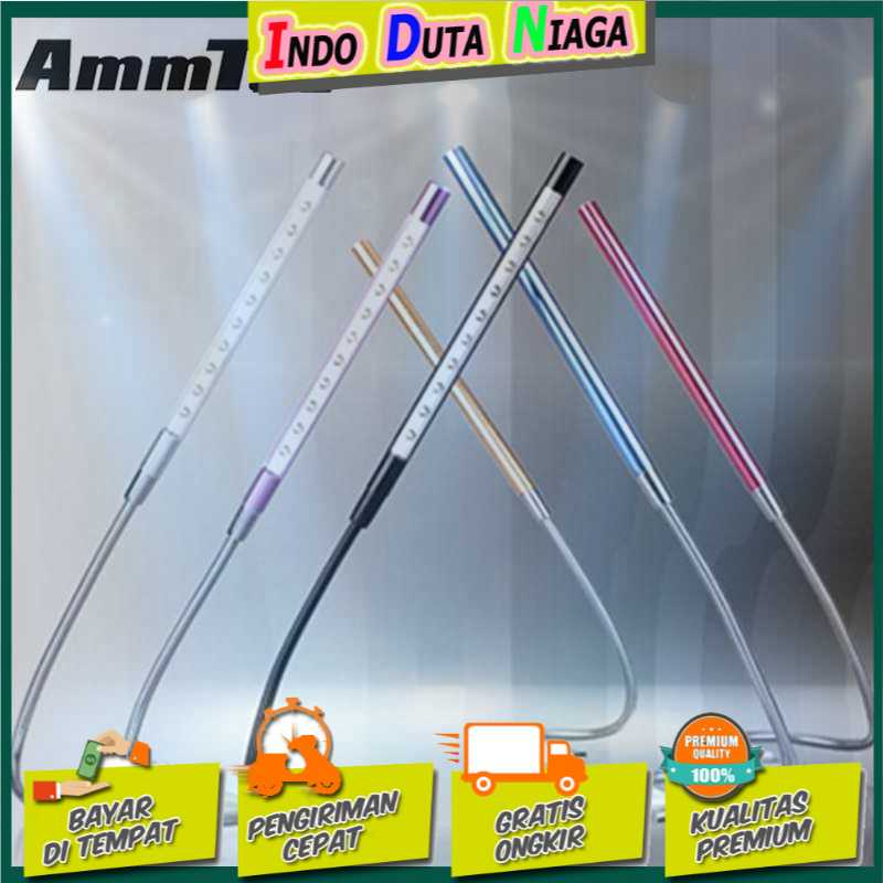 IDN TECH - Ammtoo Lampu Belajar LED USB Metal Flexible 10 LED - T2A