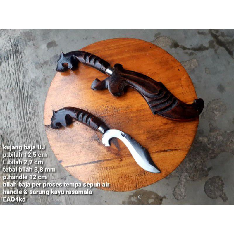 TERLARIS ANTIK KOLEKSI  pisau  Kujang Mini Rasamala Hitam