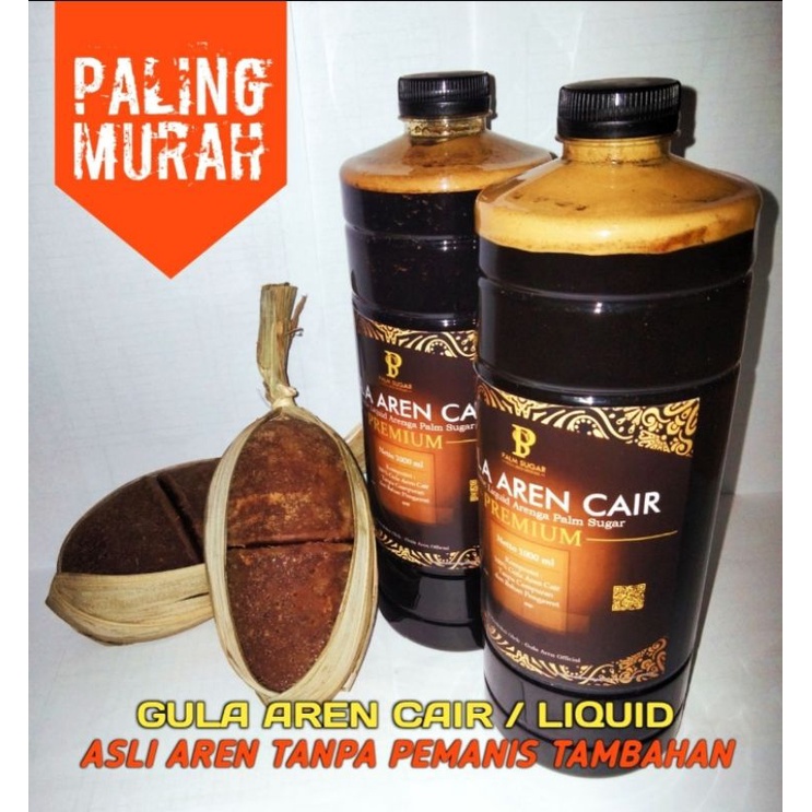 

GULA AREN CAIR PREMIUM | 1.000 ML/1 LITER| ASLI LEBAK BANTEN