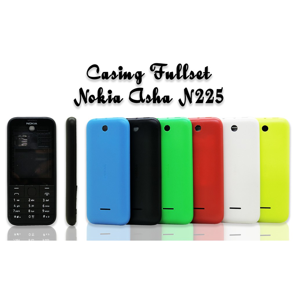 Casing/Kesing/Cs/Nokia Asha N225 Fullset Plus Tulang