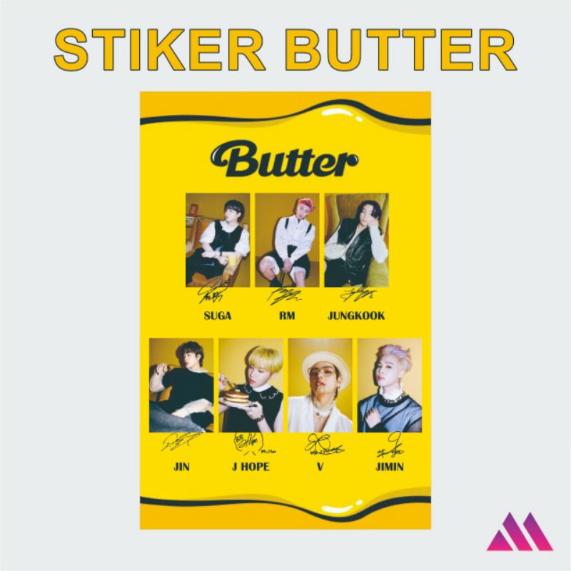 STIKER BTS BUTTER