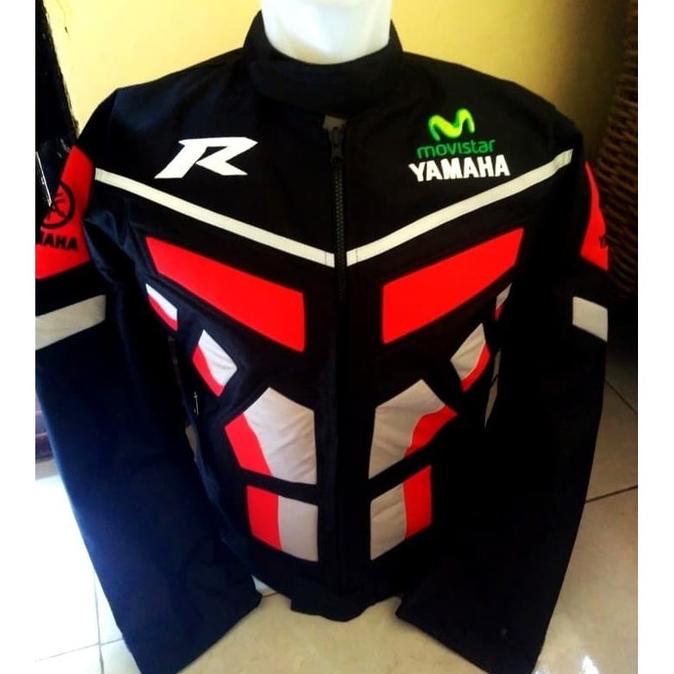 Promo Jaket Protektor Motor/Touring Harian Club Yamaha Movistar Racing Red
