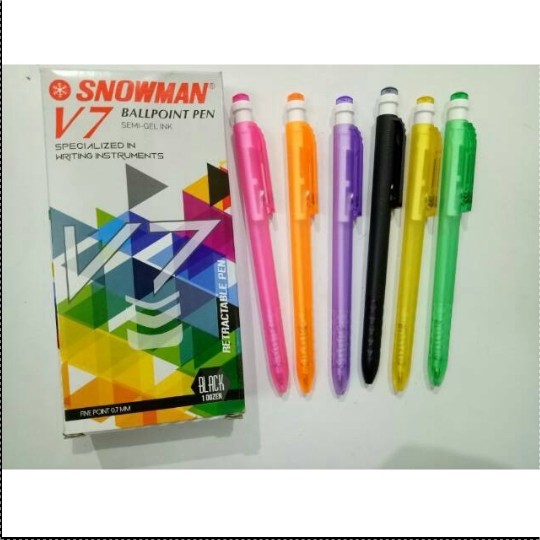

Pen/ Pulpen Snowman - V7