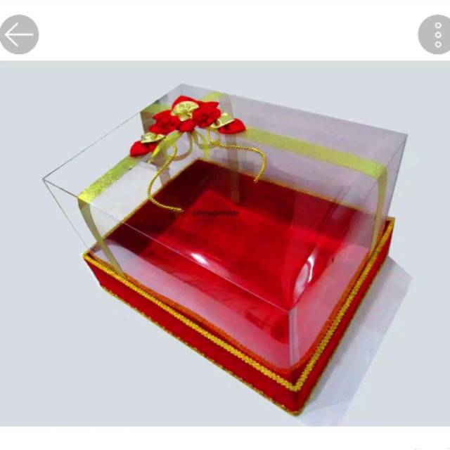 Kotak seserahan mika tinggi SATUAN