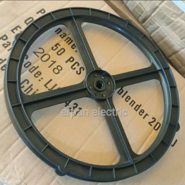 PULLY GEAR BOX AS 9068 MESIN CUCI 2 TABUNG SHARP - HITAM
